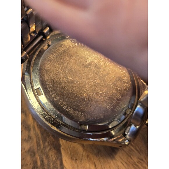 Fossil Blue BQ-9165 Mens 42mm Stainless Watch 100m Silver Dial New Battery 7" - Picture 9 of 10